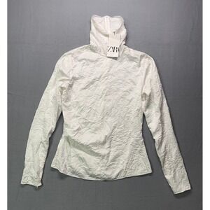 Zippered Wrinkled Top ZW Limited Edition, Quiet Luxury, Avant Grande, Minimalist